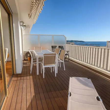 Sea View Prestige - T3, 6p, Terrasse & Vue Mer, Pk Antibes